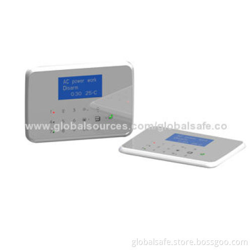 Wireless digital home security alarm system with appliances temperature control, GSM + PSTN network
